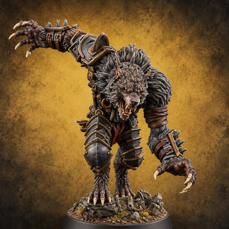 Come Within Claw's Reach Werewolf Claw Warrior — painted concept preview (miniature supplied unpainted)