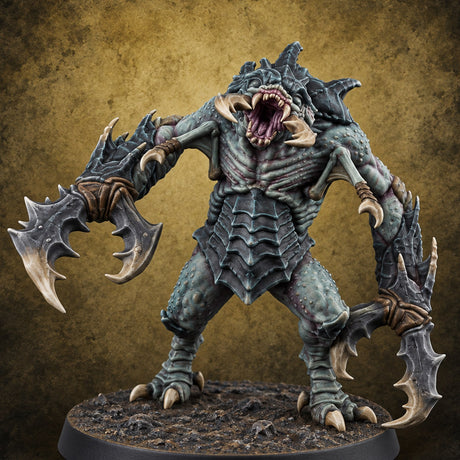 Come Crawling Meenlock Stalker C — painted concept preview (miniature supplied unpainted)