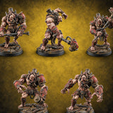 Bloodbank Heavy Lifters Flesh Golem Cyber Brutes — painted concept preview (miniature supplied unpainted)