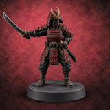 Swords Drawn Sword Drawn Human Umikage Guard A — painted concept preview (miniature supplied unpainted)