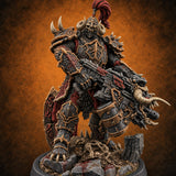 Dark Matter of Fact Human Spiked Armoured Warrior B — painted concept preview (miniature supplied unpainted)