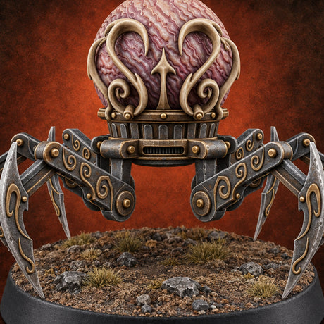 Thought Bubbles on Stilts Intellect Devourer E — painted concept preview (miniature supplied unpainted)