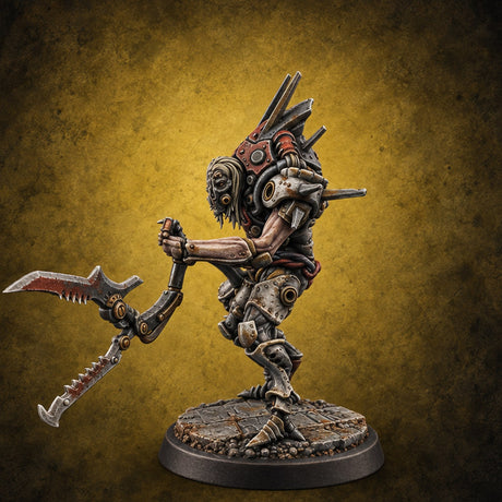 Quota Still Unfilled Human Biomechanical Snatcher J — painted concept preview (miniature supplied unpainted)