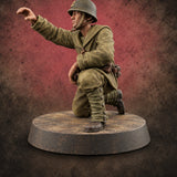 Fire in the Hole Japanese Naval Mortar Team B — painted concept preview (miniature supplied unpainted)