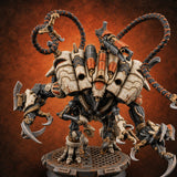 Cable Loops Overhead, Claws Below Retriever Construct Walker A — painted concept preview (miniature supplied unpainted)
