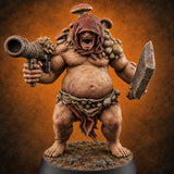Chop Now, Boom Later Ogre Cleaver Gunner A — painted concept preview (miniature supplied unpainted)