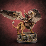 Express Delivery, Mind the Talons Griffon Mail Mount — painted concept preview (miniature supplied unpainted)