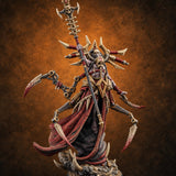 Heresy Walks on Scythe Legs Drider Heresiarch A — painted concept preview (miniature supplied unpainted)