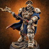 Hollow Faces, Full Quorum Human Battle Mage B — painted concept preview (miniature supplied unpainted)