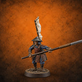 Holding the Line Human Ashigaru Spearman E — painted concept preview (miniature supplied unpainted)
