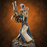 Barrels Leveled Eladrin Rifle Warden D — painted concept preview (miniature supplied unpainted)