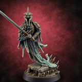Hem Dissolving Into Smoke Wraith Sword Warrior C — painted concept preview (miniature supplied unpainted)