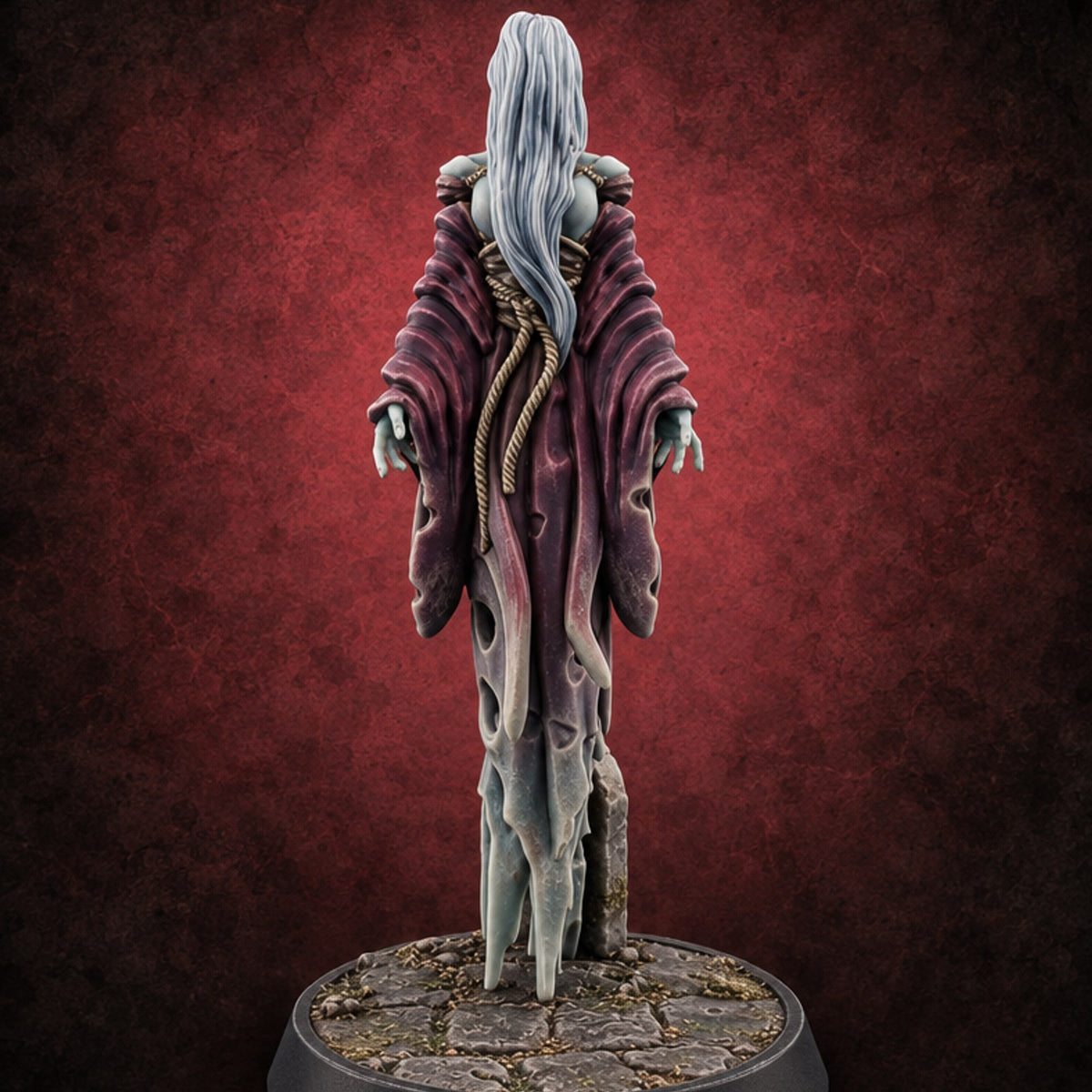 Hair Down, Grudge Up Banshee Spirit D — painted concept preview (miniature supplied unpainted)