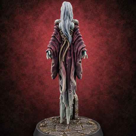 Hair Down, Grudge Up Banshee Spirit D — painted concept preview (miniature supplied unpainted)