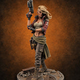Loaded Barrels Human Mercenary B — painted concept preview (miniature supplied unpainted)