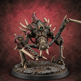 A Click Above the Silence Clockwork Horror Jumper B — painted concept preview (miniature supplied unpainted)