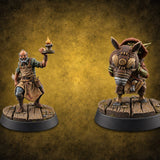 Pleased With Their Handiwork Human and Goblin Taxidermists — painted concept preview (miniature supplied unpainted)