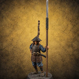 Standing Ready Human Ashigaru G — painted concept preview (miniature supplied unpainted)