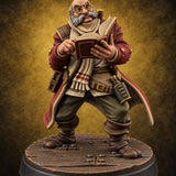 Overdue Notice, Delivered in Person Human Librarian B — painted concept preview (miniature supplied unpainted)