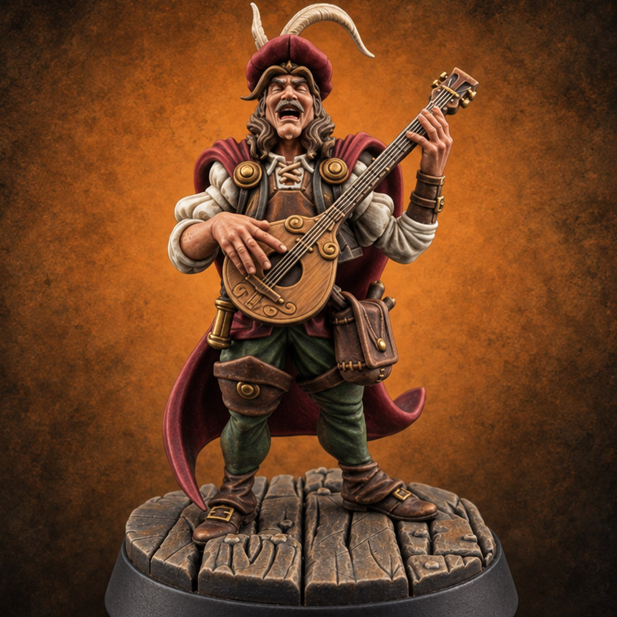 Nobody Leaves Sober Inn Patron A — painted concept preview (miniature supplied unpainted)