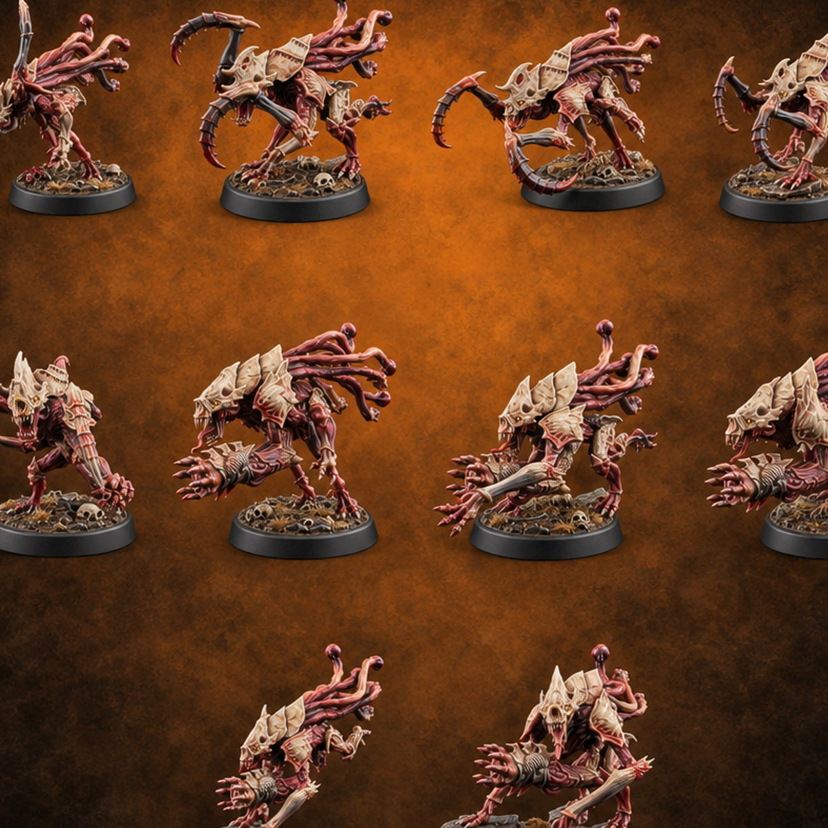 Bloodbank Sprint Team Chasme Demons — painted concept preview (miniature supplied unpainted)