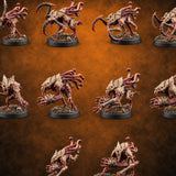 Bloodbank Sprint Team Chasme Demons — painted concept preview (miniature supplied unpainted)