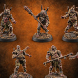 Reporting Late, Still Reporting Zombie Conscripts — painted concept preview (miniature supplied unpainted)