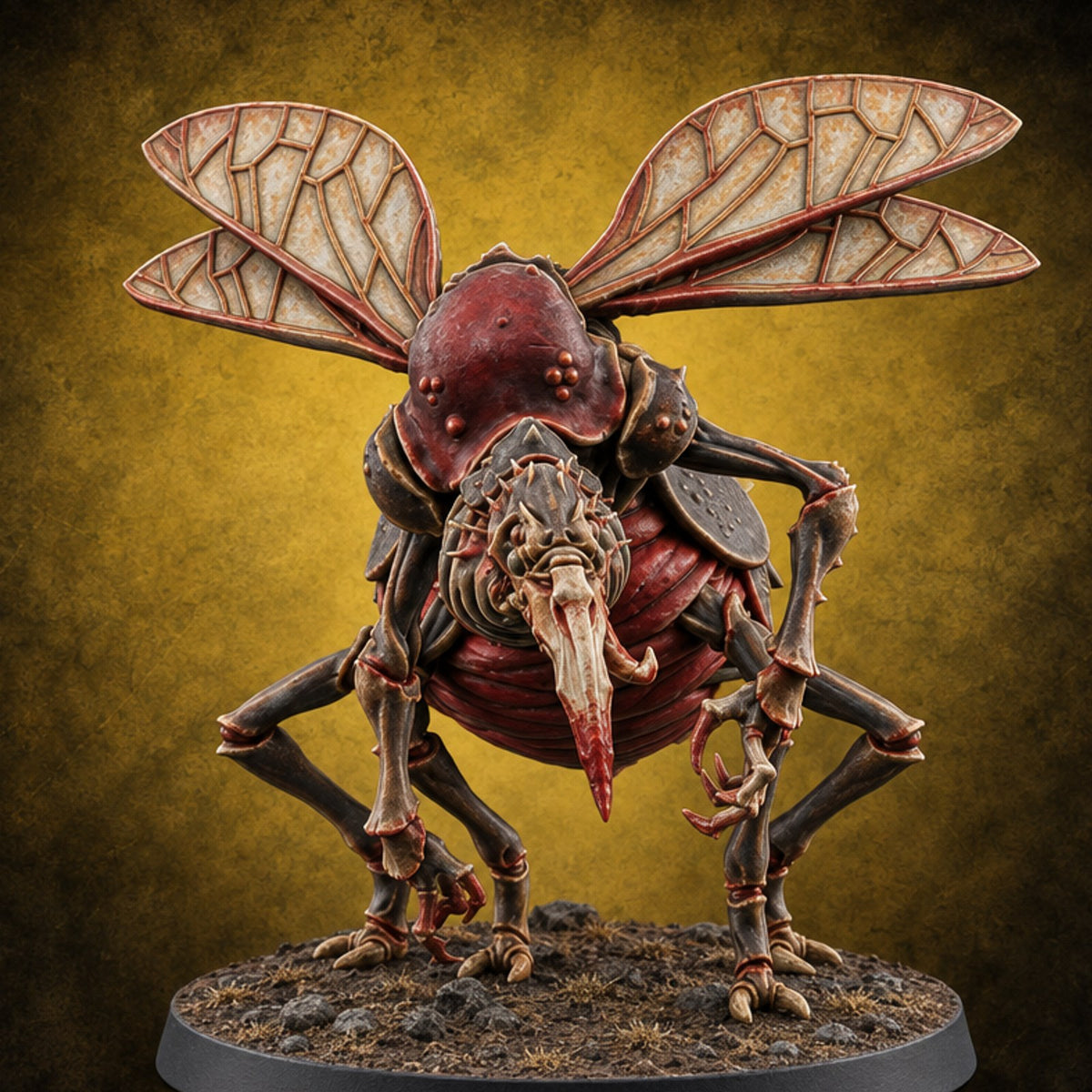 Bloodbank Overdraft Chasme Fiend Winged Insect Demon — painted concept preview (miniature supplied unpainted)