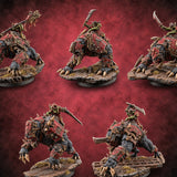 Small Rider, Large Mistake Goblin Riders on Hell Hounds — painted concept preview (miniature supplied unpainted)