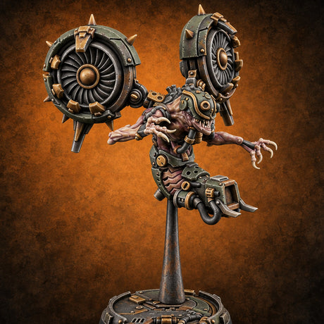 Twin Turbines, One Appetite Homunculus Turbine Drone F — painted concept preview (miniature supplied unpainted)