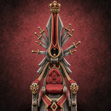 Every Blade Bowed Before Him Ornate Sword-Backed Throne — painted concept preview (terrain supplied unpainted)