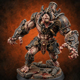 Bloodbank Heavy Lifters Flesh Golem Cyber Brute E — painted concept preview (miniature supplied unpainted)