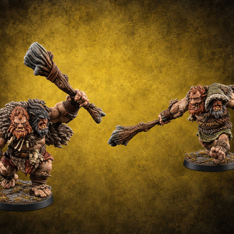 Argued All the Way Here Ettin Brutes — painted concept preview (miniature supplied unpainted)