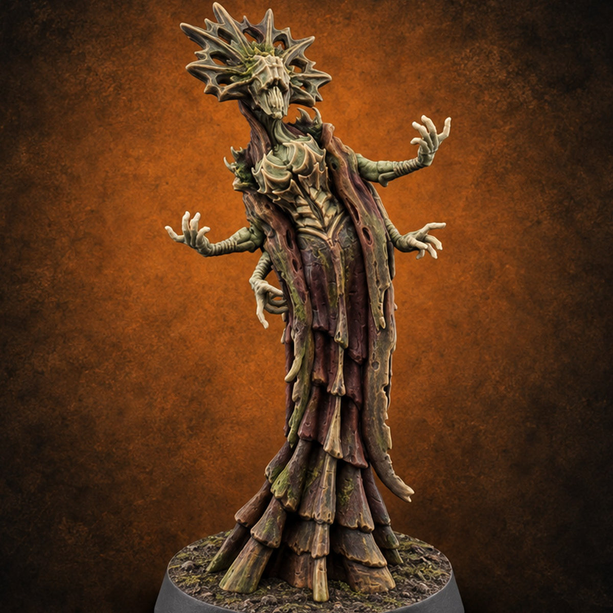 Coven Meeting Ran Long Hag Witch C — painted concept preview (miniature supplied unpainted)