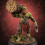 Rings Counted, Trunk Hauled Lumberjack C — painted concept preview (miniature supplied unpainted)