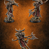 Pole Position in Perdition Death Knight Polearm Warriors — painted concept preview (miniature supplied unpainted)