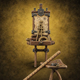 Latitude Lost, Ink Still Drying Wooden Cartographer Furniture C — painted concept preview (terrain supplied unpainted)