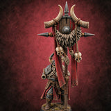 Shields Locked, Horns Lowered Human Huscarl Warrior I — painted concept preview (miniature supplied unpainted)