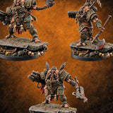 Skulls Dangling Ogre Armoured Brutes — painted concept preview (miniature supplied unpainted)