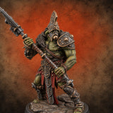 Old Runes, New Firepower Space Orc Heavy Warrior H — painted concept preview (miniature supplied unpainted)