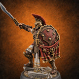 Phalanx Holds Past Sunset Human Hoplite Warrior J — painted concept preview (miniature supplied unpainted)