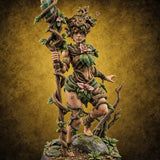 Spring Came Up Her Sleeves Dryad Nature Druid — painted concept preview (miniature supplied unpainted)