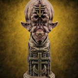 Every Face, One Creed Heretic Statue J — painted concept preview (terrain supplied unpainted)