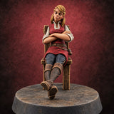 Hand Up, Homework Missing Human Student or Professor D — painted concept preview (miniature supplied unpainted)