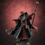 Weaving a Spell Human Wizard — painted concept preview (miniature supplied unpainted)