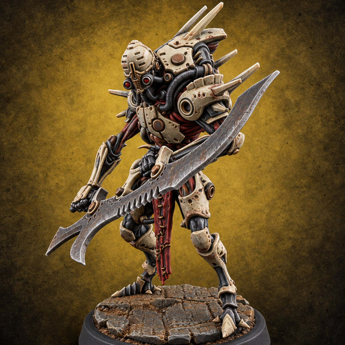 Quota Still Unfilled Human Biomechanical Snatcher G — painted concept preview (miniature supplied unpainted)