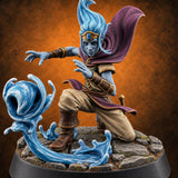 Every Element Answers the Call Genasi Adventurer D — painted concept preview (miniature supplied unpainted)