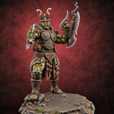 Fur Kilts Orc Berserker C — painted concept preview (miniature supplied unpainted)