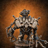 Cable Loops Overhead, Claws Below Retriever Construct Walker E — painted concept preview (miniature supplied unpainted)