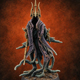 Crowned Over an Empty Hood Wraith Mage A — painted concept preview (miniature supplied unpainted)